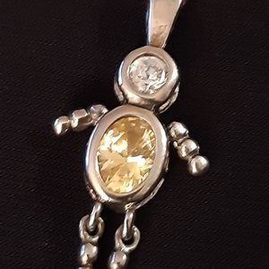 Birthstone for a sun yellow stone